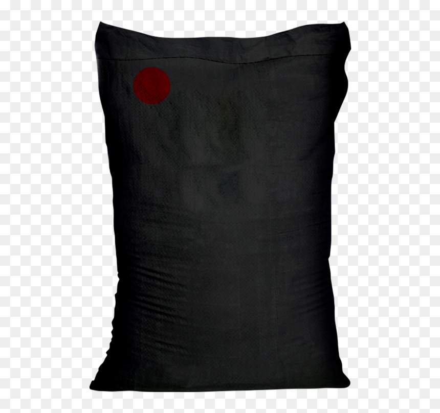 Saco Laminado Negro Con Circulo Rojo - Cushion, HD Png Download - circulo rojo png