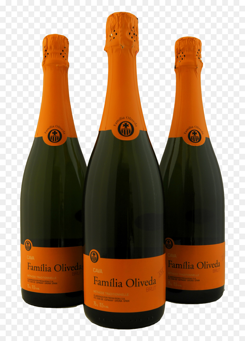 Familia Oliveda Cava Brut Jove Girona Cataluña España - Champagne, HD Png Download - champagne toast png