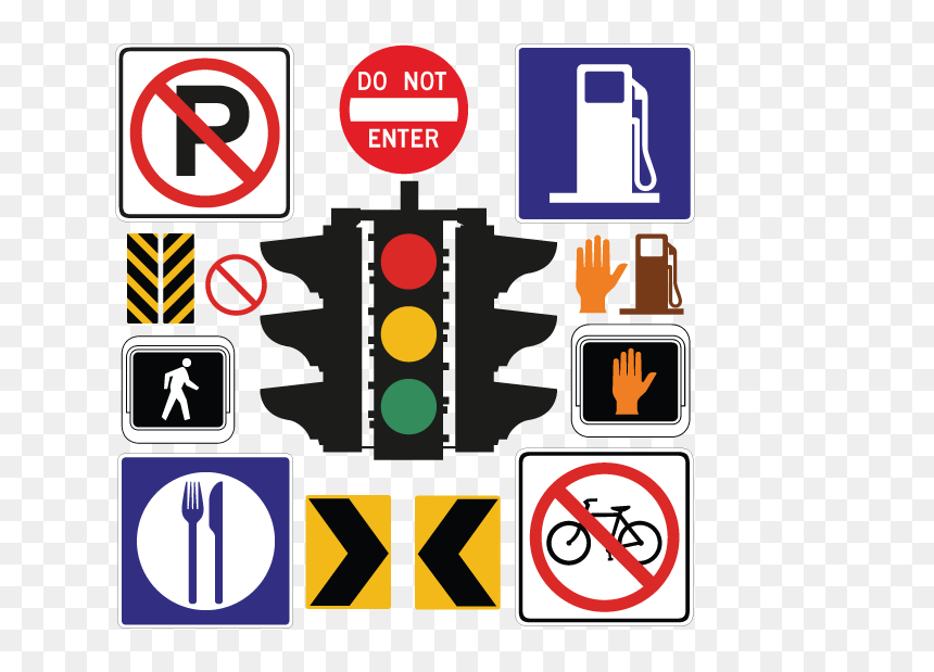 530 Street Signs And Icons Clipart , Png Download - Street Sign Icons, Transparent Png - street signs png