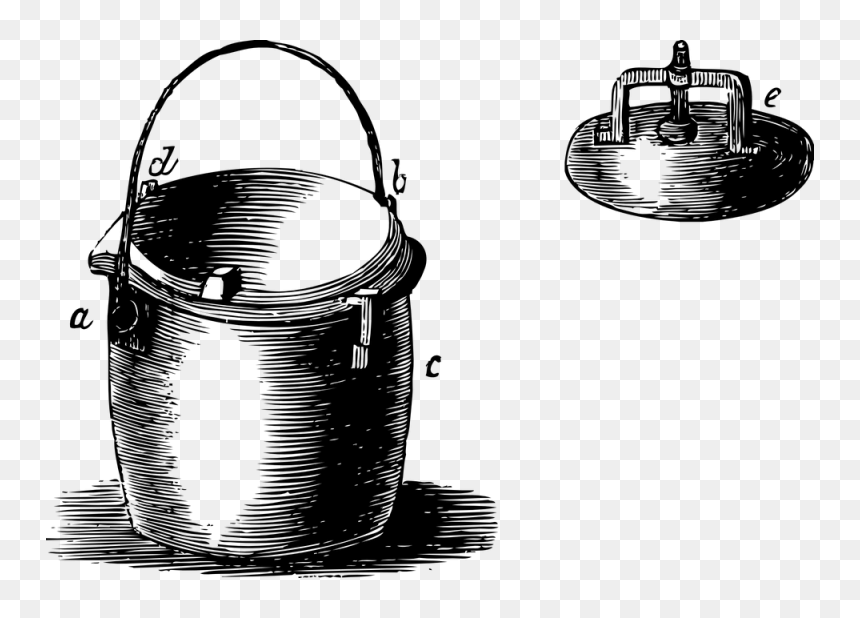 Vintage Cooking Pot Clip Arts - Pressure Cooker, HD Png Download - cooking pot png