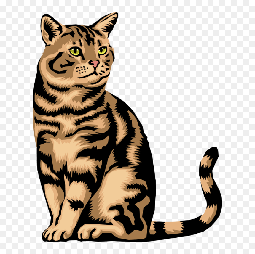 Kitty Clipart Barn Cat - Barn Cat Clipart, HD Png Download - cat vector png