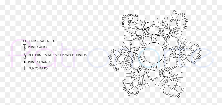 Copo De Nieve Esquema, HD Png Download - copo de nieve png