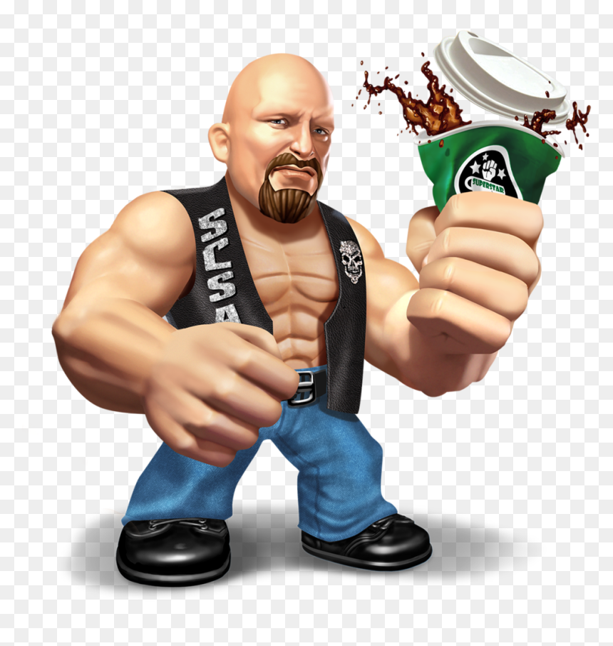 Cartoon , Png Download - Wwe Slam City Stone Cold Steve Austin, Transparent Png - stone cold png