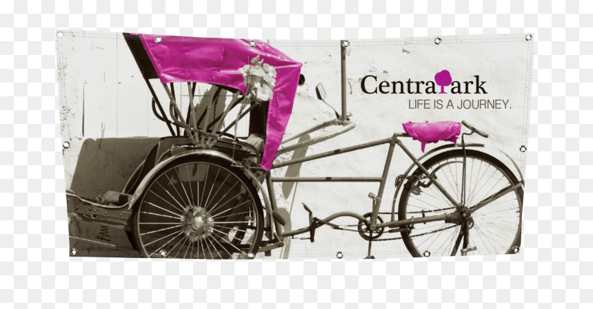 Penang Trishaw Night Tour, HD Png Download - hanging banner png