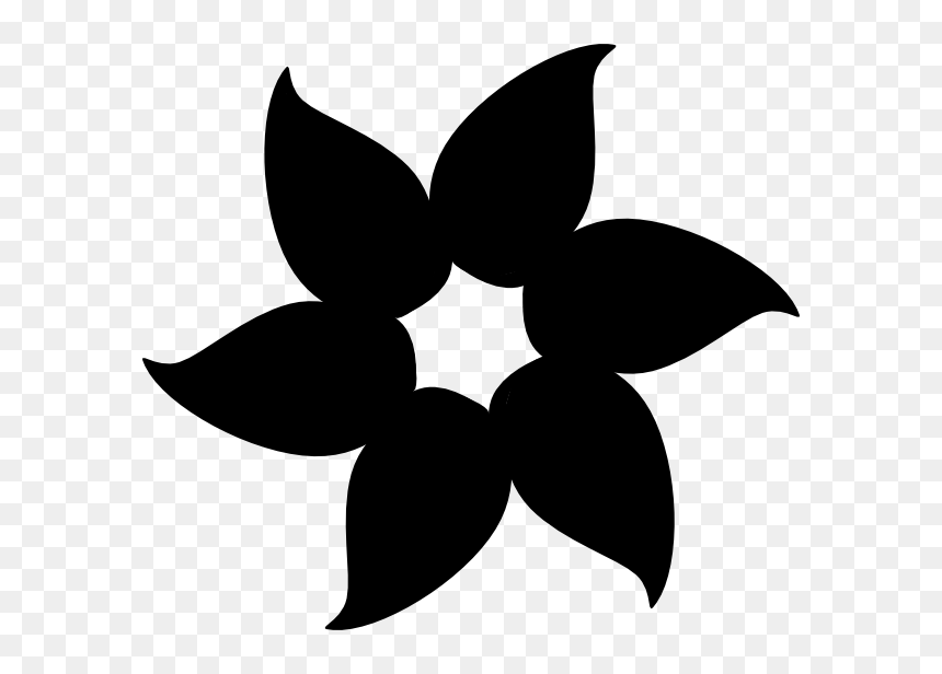 Thumb Image - Clip Art, HD Png Download - black flower png