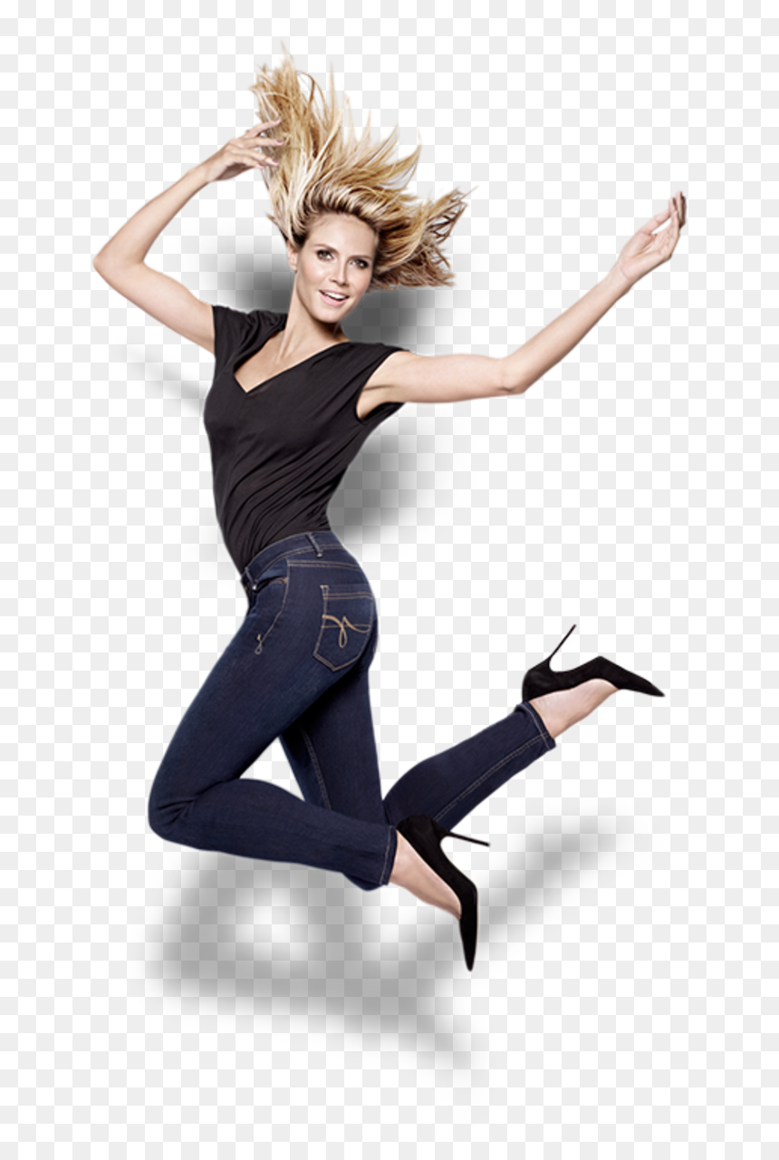 Heidi Klum Modeling Photoshoot, HD Png Download - fashion model png