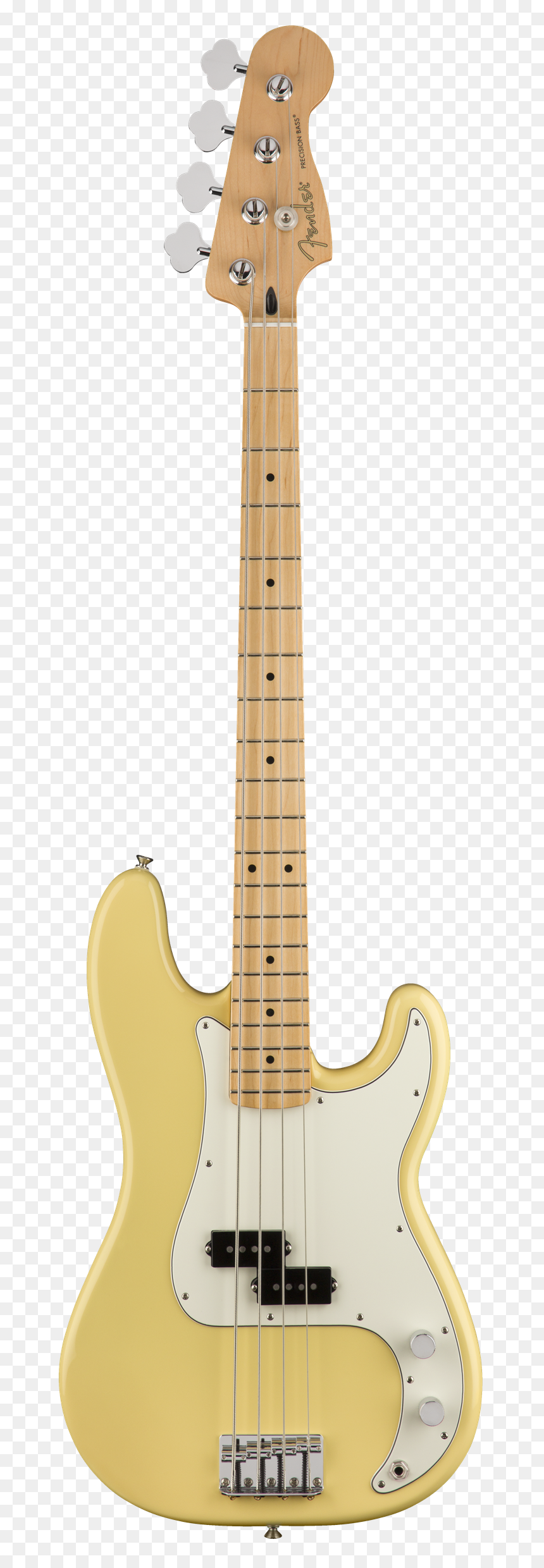 Fender Player Precision Bass Buttercream Front, HD Png Download - bass guitar png
