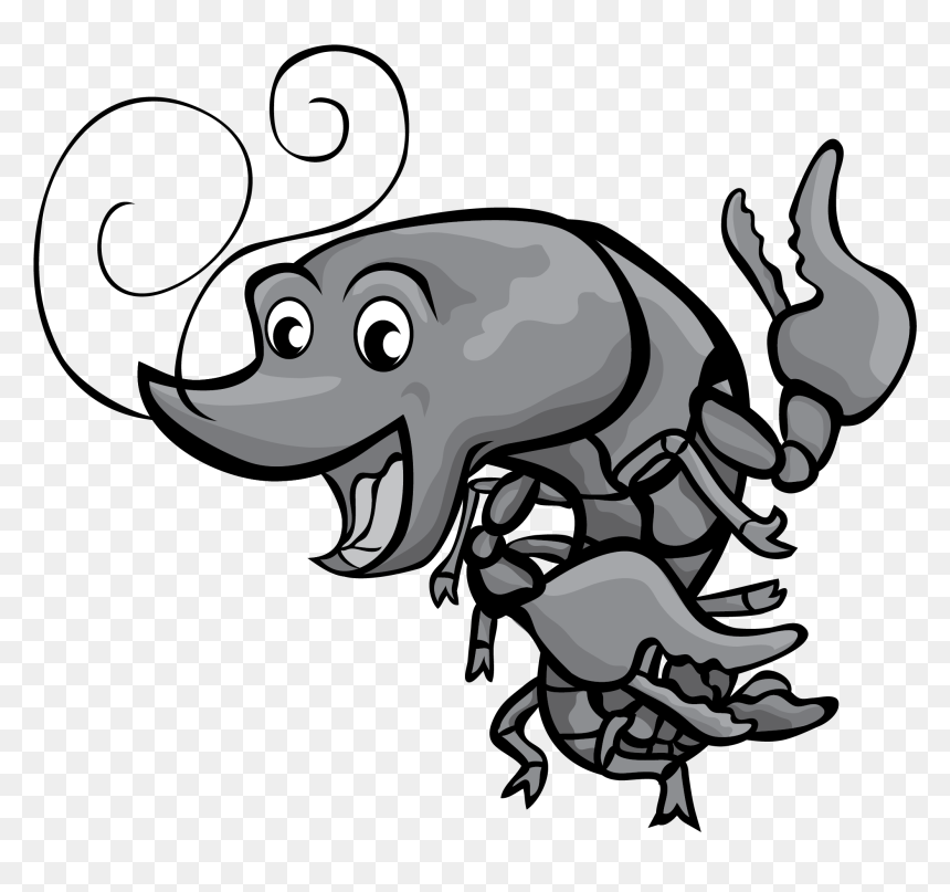 Clip Art New Orleans Vector Graphics Image Illustration - Vector Graphics, HD Png Download - crawfish png