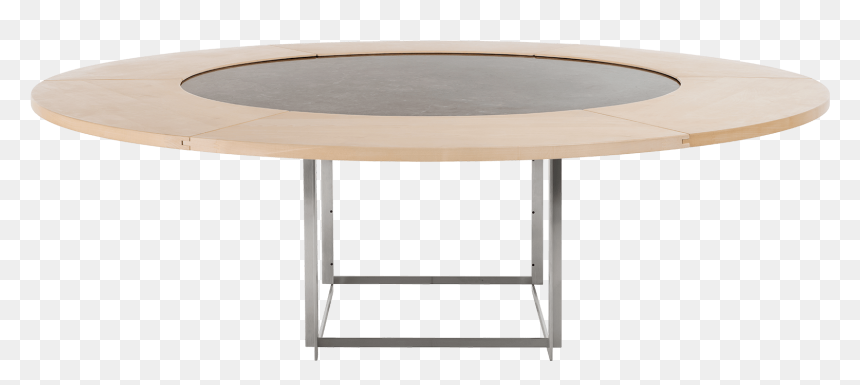 Fritz Hansen Pk 54a Browngrey Mable Ash Table - Fritz Hansen Rundt Spisebord, HD Png Download - coffee ring png