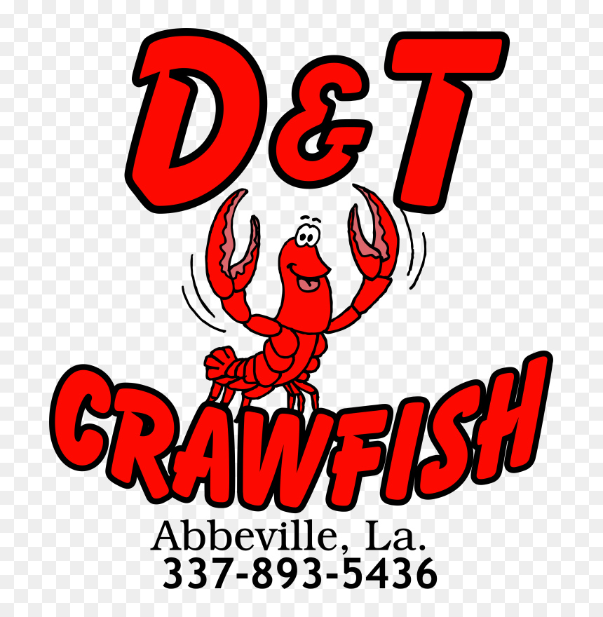 D & T Crawfish Crayfish Deanie"s Seafood Restaurant - D&t Crawfish, HD Png Download - crawfish png