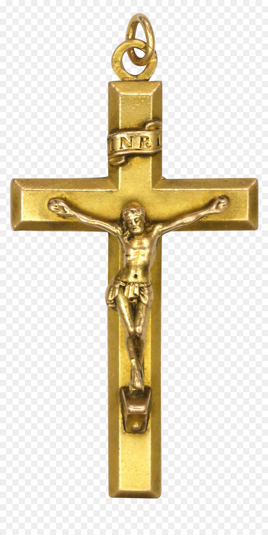 Crucifix Transparent Art Nouveau - Crucifix, HD Png Download - crucifix png