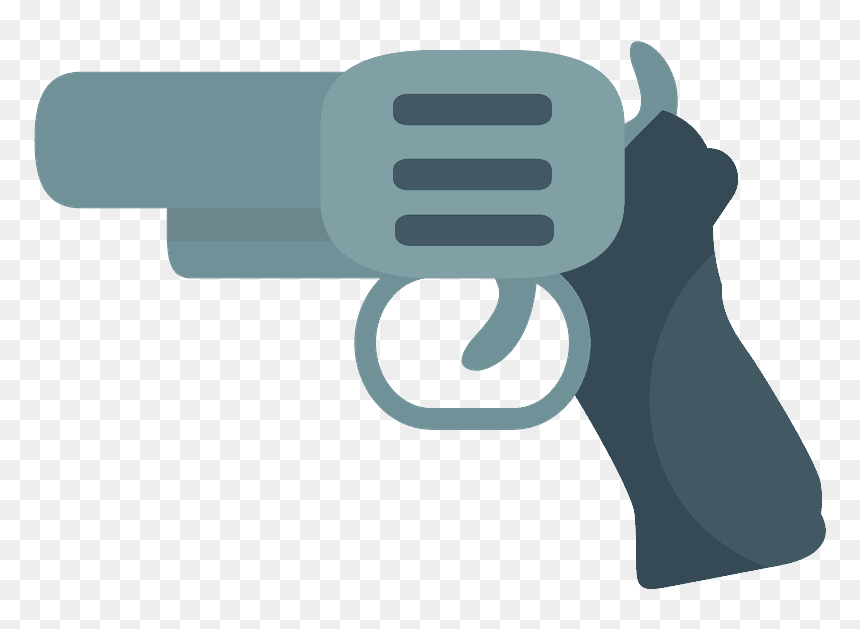 Pistol Emoji Clipart - Trigger, HD Png Download - gun clipart png