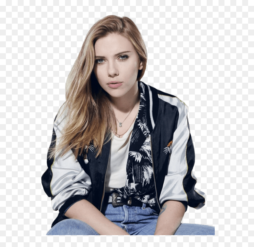 Scarlett Johansson Jacket - Scarlett Johansson .png, Transparent Png - scarlett johansson png