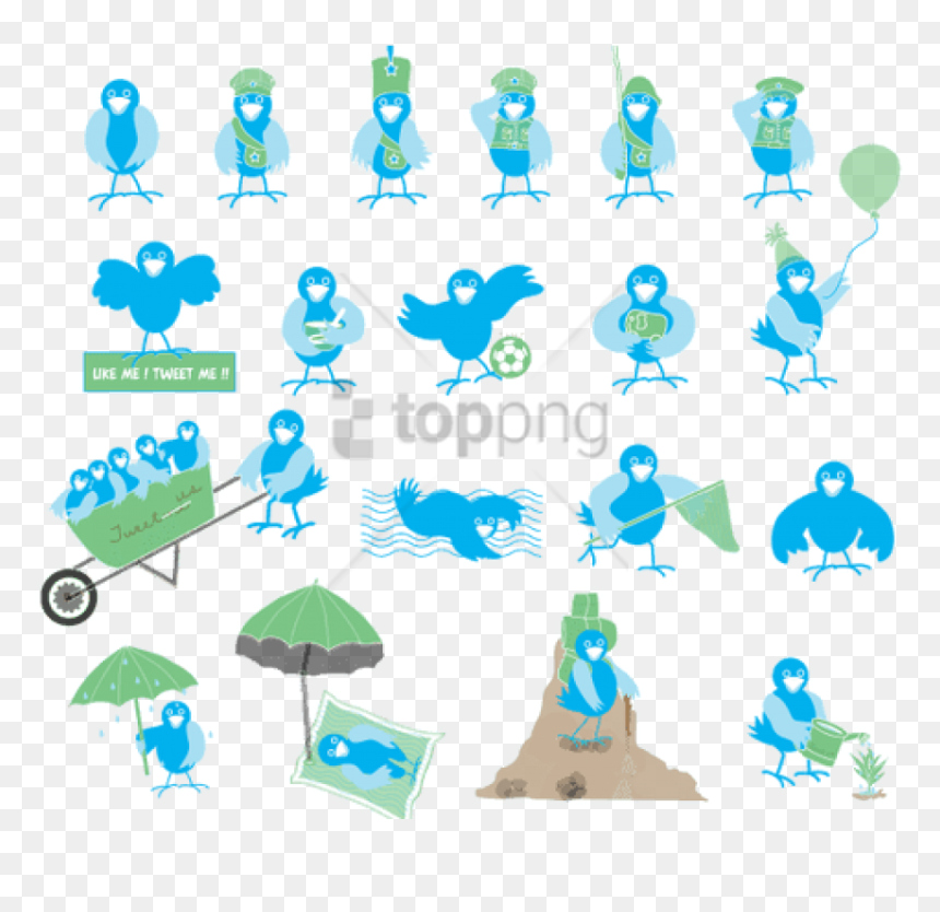 Free Png Twitter Bird Icon Png Image With Transparent - Twitter Bird Icon, Png Download - twitter icons png transparent