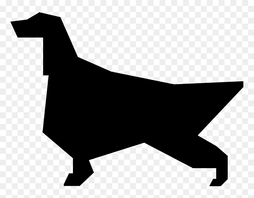 Long Haired Dachshund Clipart , Png Download - Basset Hound Dog Silhouette, Transparent Png - dachshund png