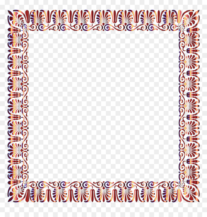 Picture Frame, HD Png Download - victorian border png