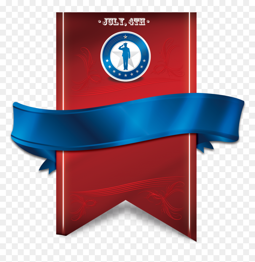 Latest Banner Ribbon Png, Transparent Png - fourth of july png