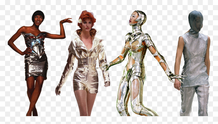 Vogue 1989, Dolce & Gabanna 1992, Vogue Us 1995, Alexander - Thierry Mugler 1990 Naomi Campbell, HD Png Download - fashion model png