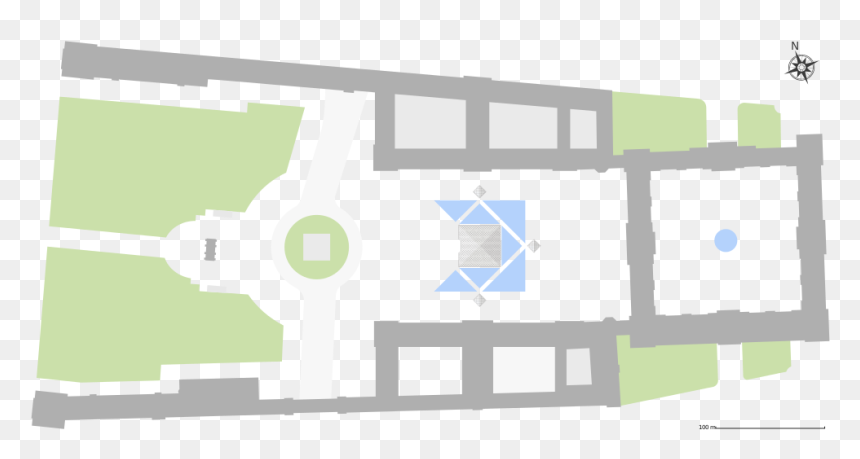 Transparent Blank Street Sign Png - Cour Visconti Louvre Plan, Png Download - blank street sign png
