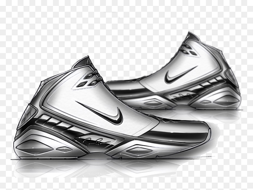 sketch of nike shoes