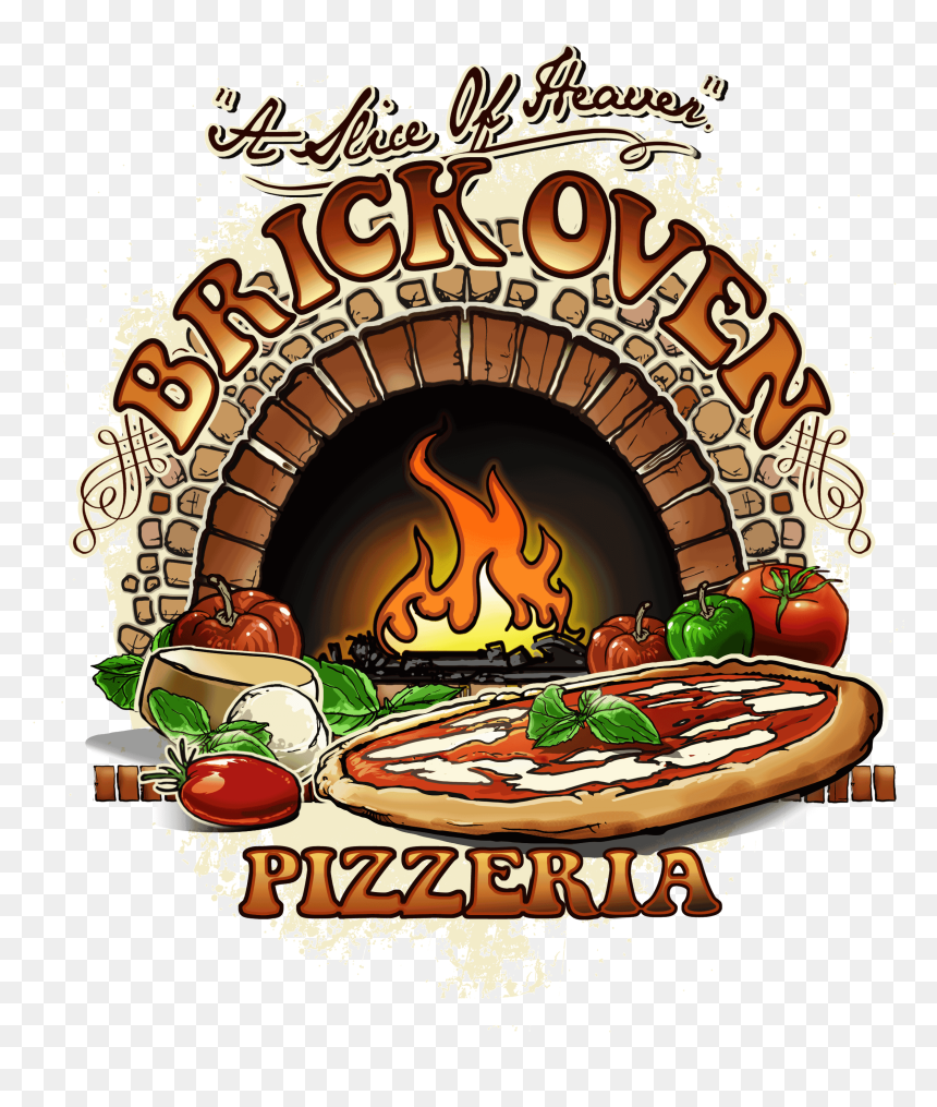 Clip Transparent Stock Brick Oven Pizza Clipart - Clip Art, HD Png Download - pizza clipart png
