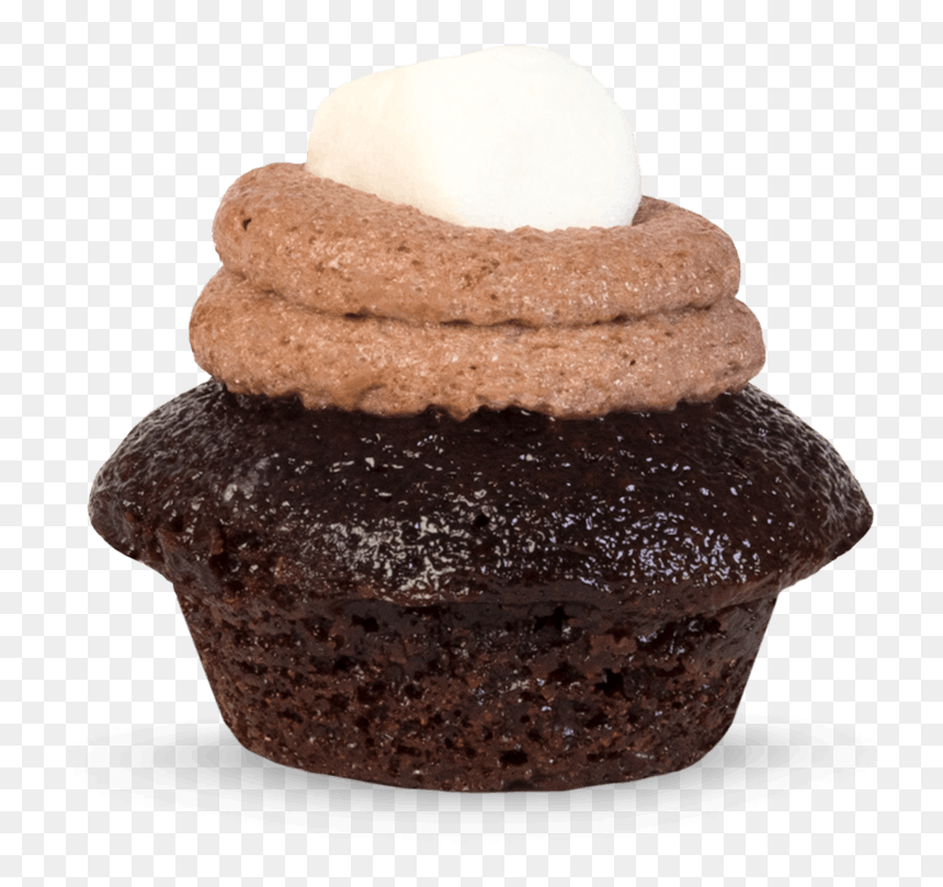 Hot Cocoa Cupcake Small Image - Sandwich Cookies, HD Png Download - chocolate cake png