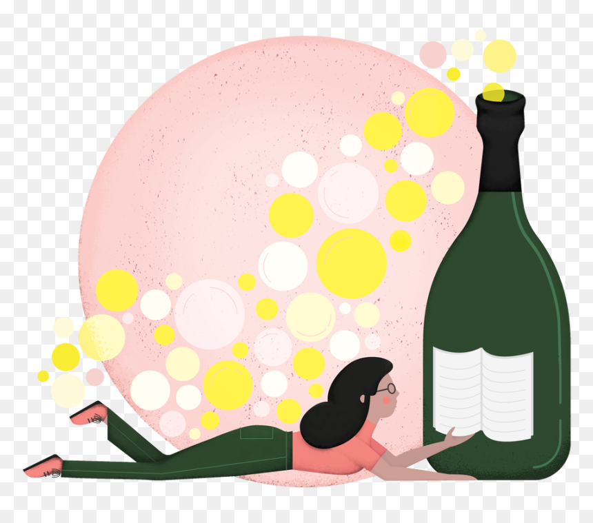 Glass Bottle Clipart , Png Download - Champagne, Transparent Png - alcohol bottle png