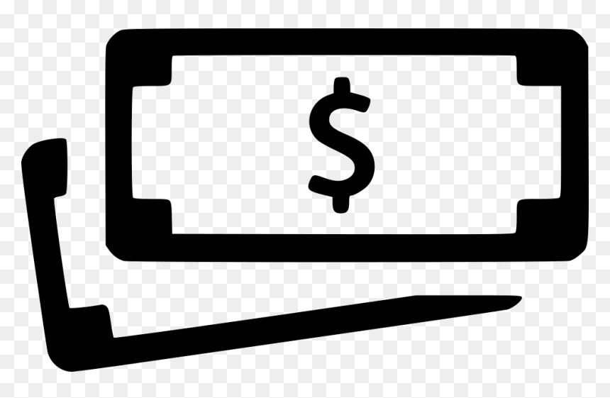 Dollar Bill - Dollar Clipart Black And White, HD Png Download - bill png