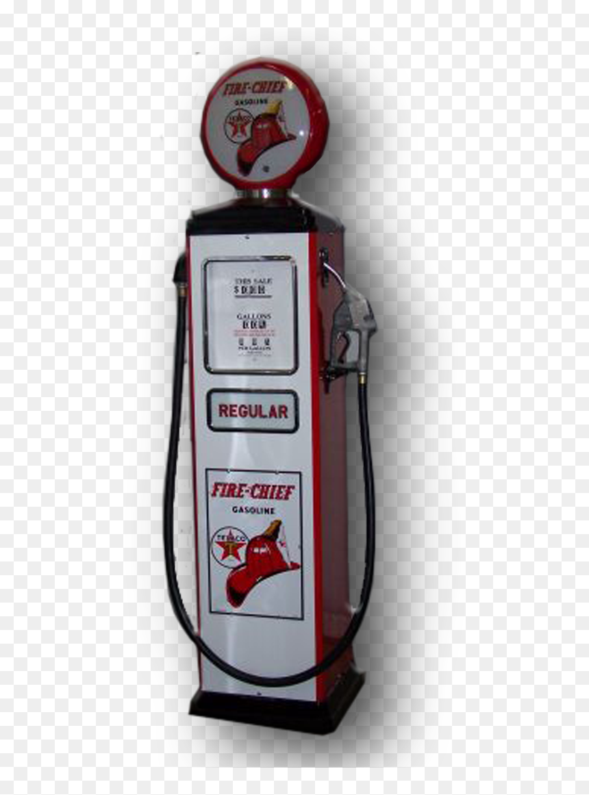 Fire Chief 1950 Erie Computer Gas Pump White Face - Gas Pump, HD Png Download - gas pump png