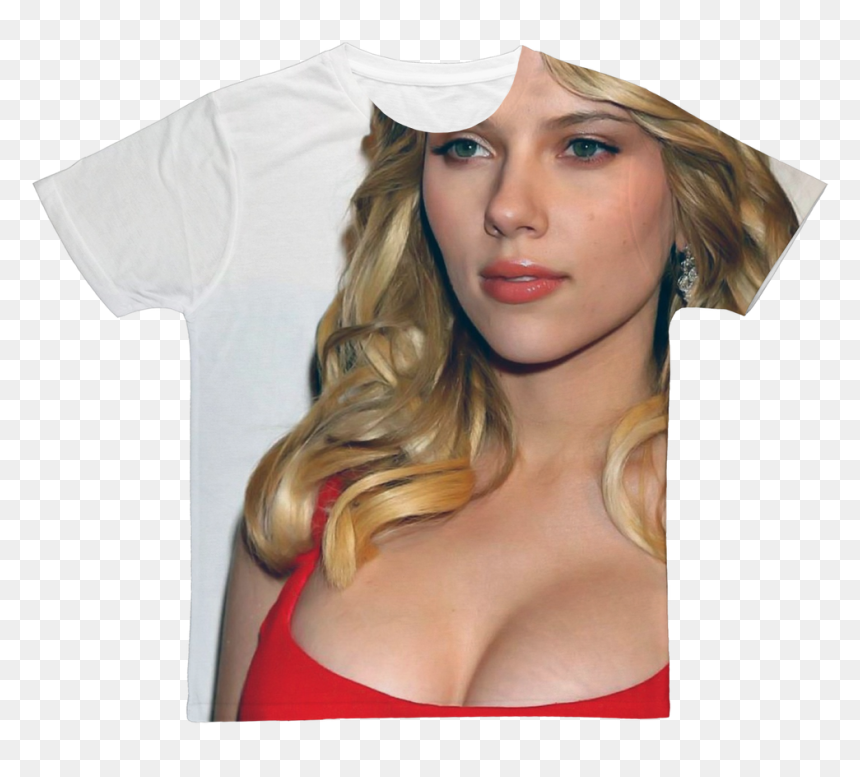 Scarlett Johansson ﻿classic Sublimation Adult T-shirt - Scarlett Johansson T Shirt, HD Png Download - scarlett johansson png