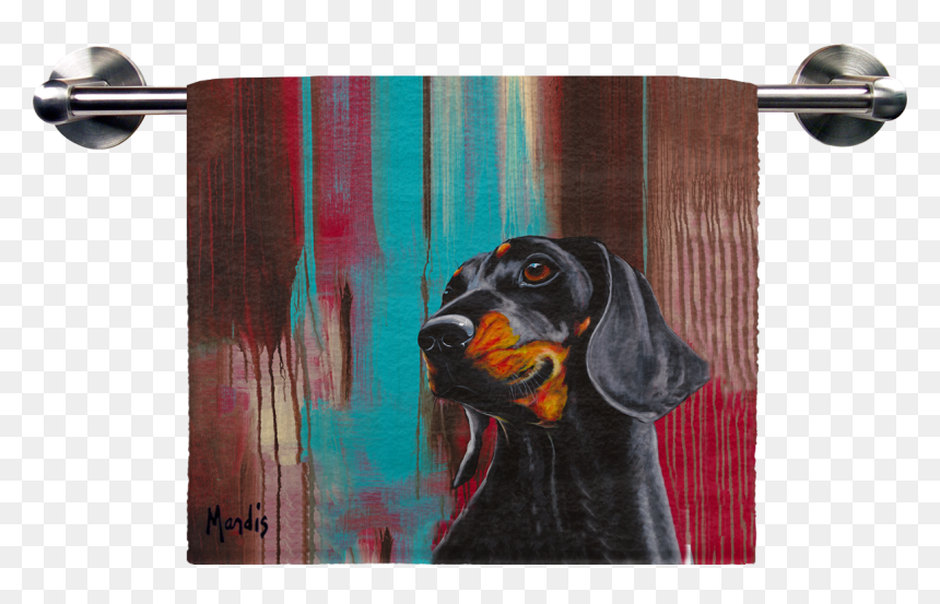 Dachshund Hand Towel - Towel, HD Png Download - dachshund png