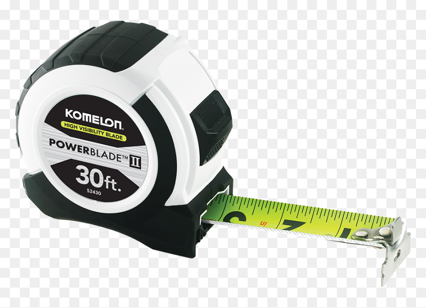 Transparent Tape Measure Clipart - Komelon Tape Measure, HD Png Download - tape measure png