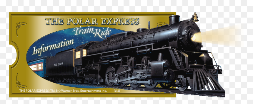 Polar Express Train, HD Png Download - steam train png