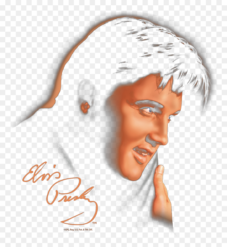 Elvis Presley Warm Portrait Juniors T-shirt - Illustration, HD Png Download - elvis png