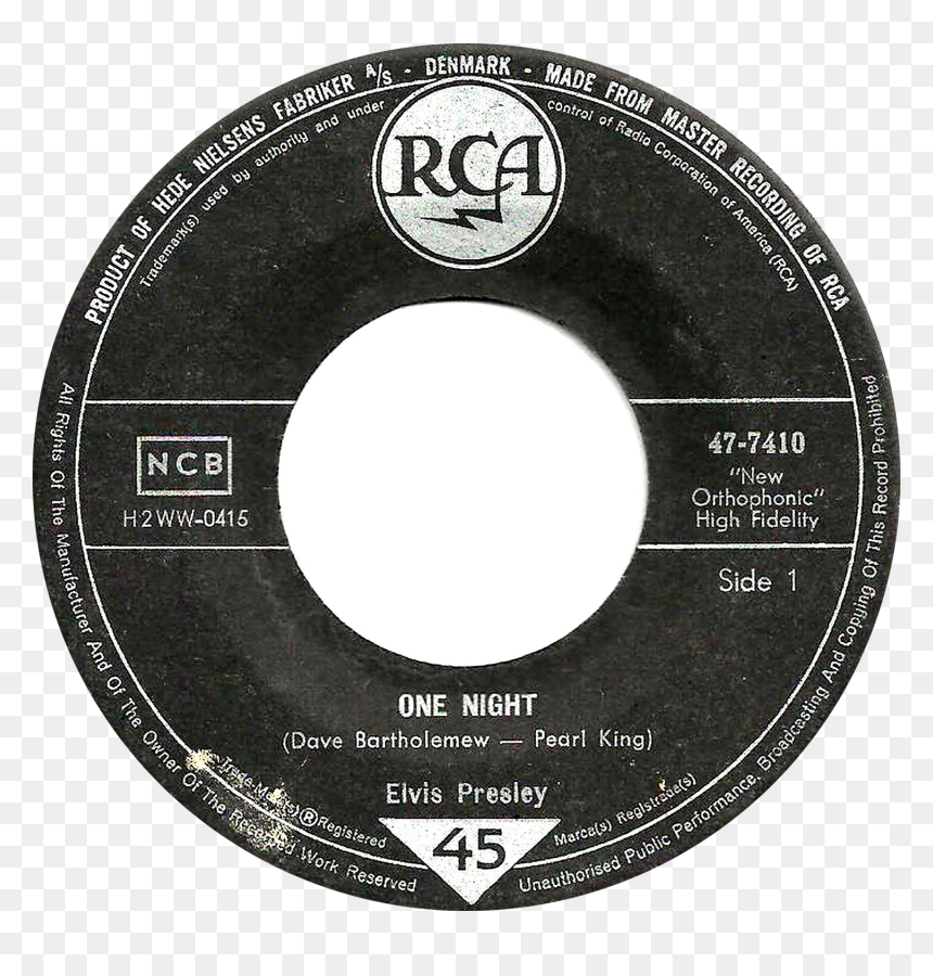 47-7410 C Png - Rca Records, Transparent Png - elvis png
