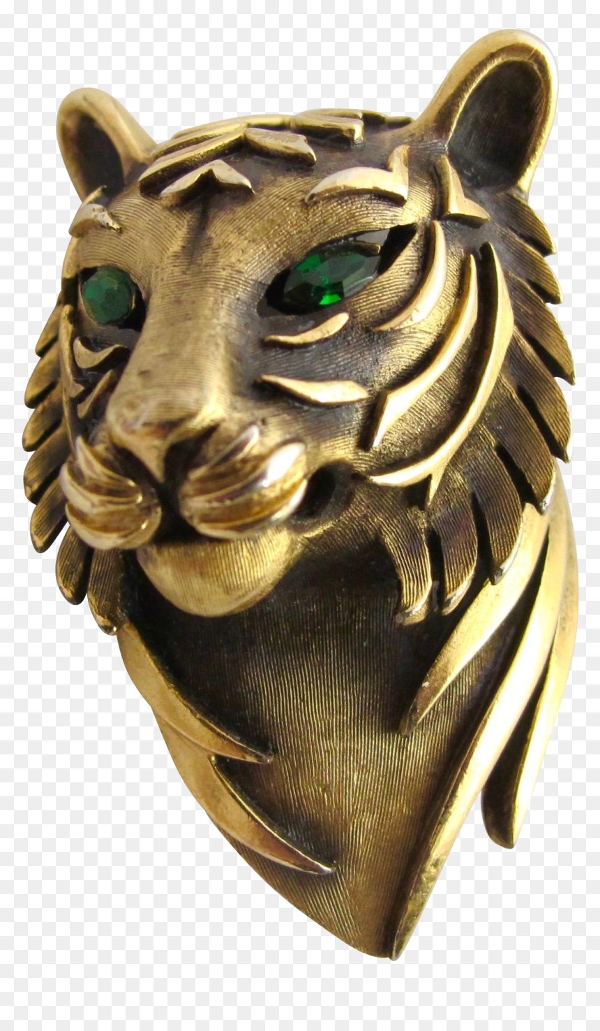 Bronze Sculpture, HD Png Download - tiger head png