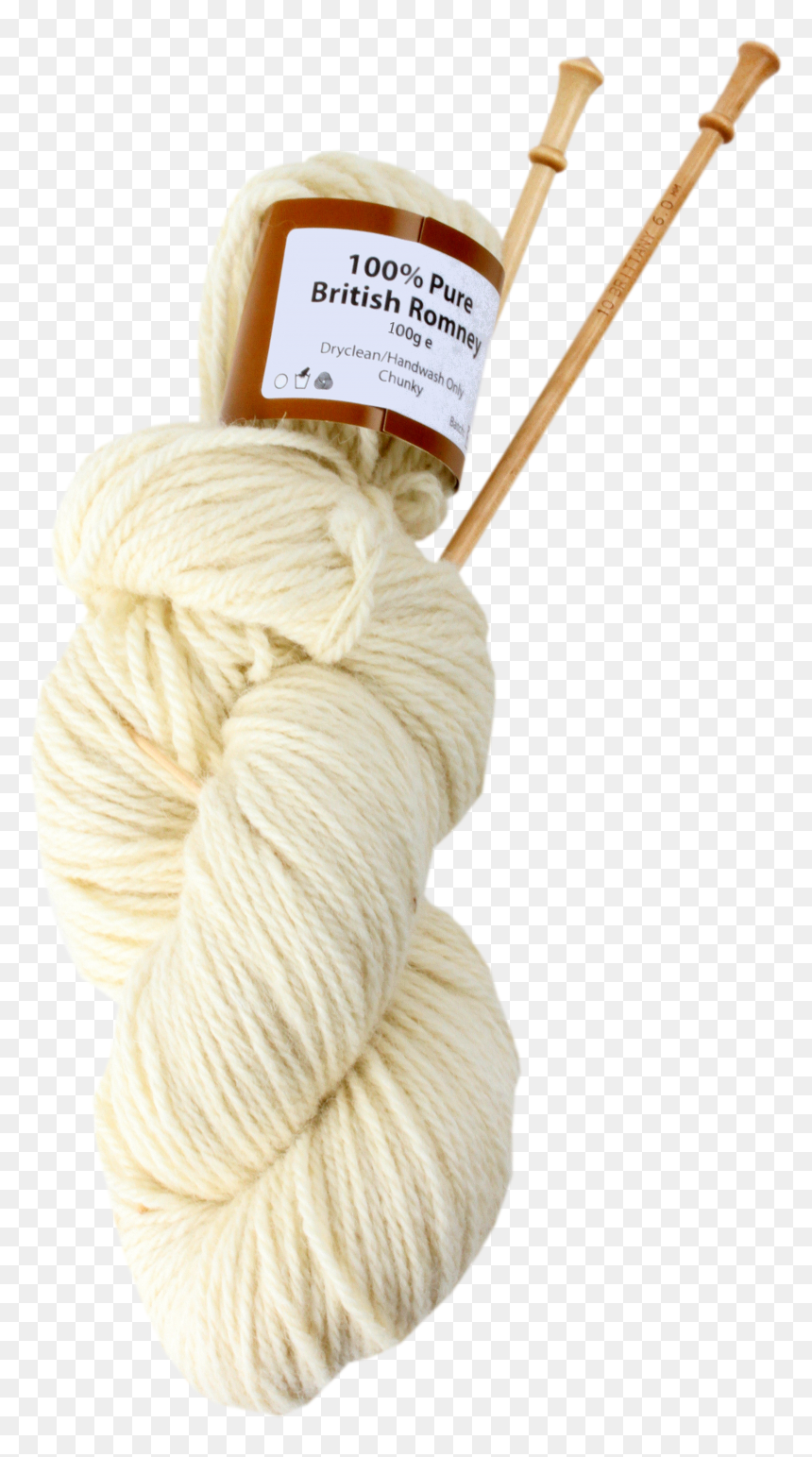 British Romney Chunky Yarn - Thread, HD Png Download - knitting png