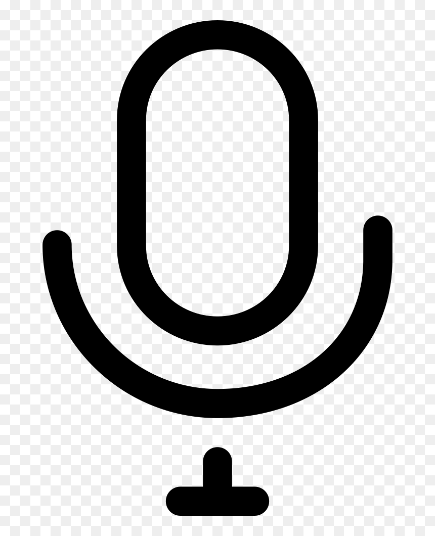 Old Fashion Microphone - Circle, HD Png Download - old microphone png