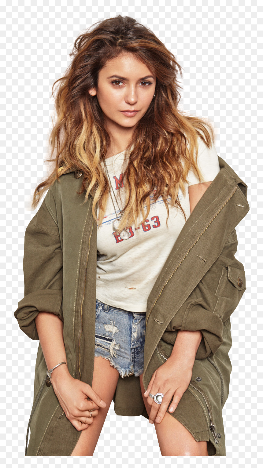Thumb Image - Nina Dobrev Magazine Nylon, HD Png Download - nina dobrev png