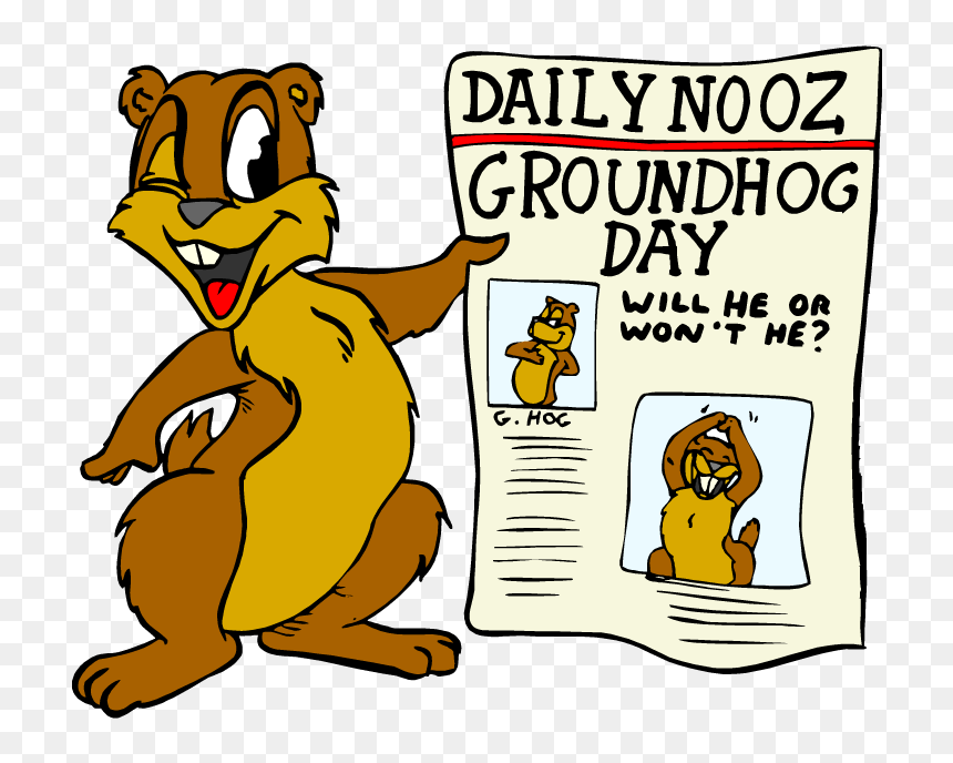 Awakenings February You Say - Happy Groundhog Day Clipart, HD Png Download - groundhog png