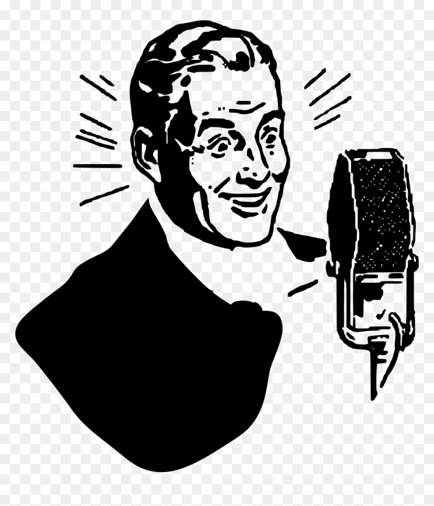 Entertainers Clipart, HD Png Download - old microphone png