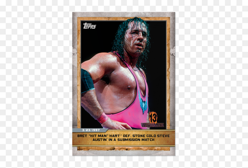 Wwe Tops Countdown To Wrestlemania Cards, HD Png Download - stone cold png