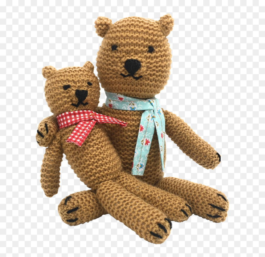 A Very First Picture Book Knitting Stuffed Animals - Crochet Bear Transparent Background, HD Png Download - baby rattle png