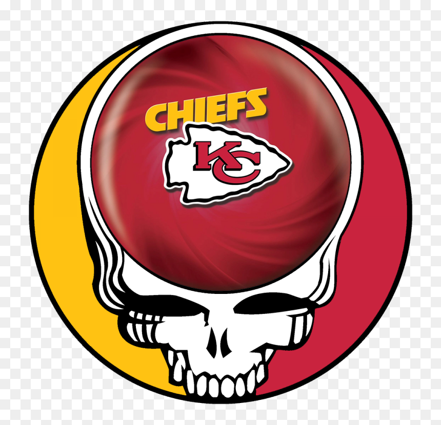 Kansas City Chiefs Skull Logo Decals Stickers - Kansas City Chiefs Grateful Dead, HD Png Download - kansas city chiefs logo png