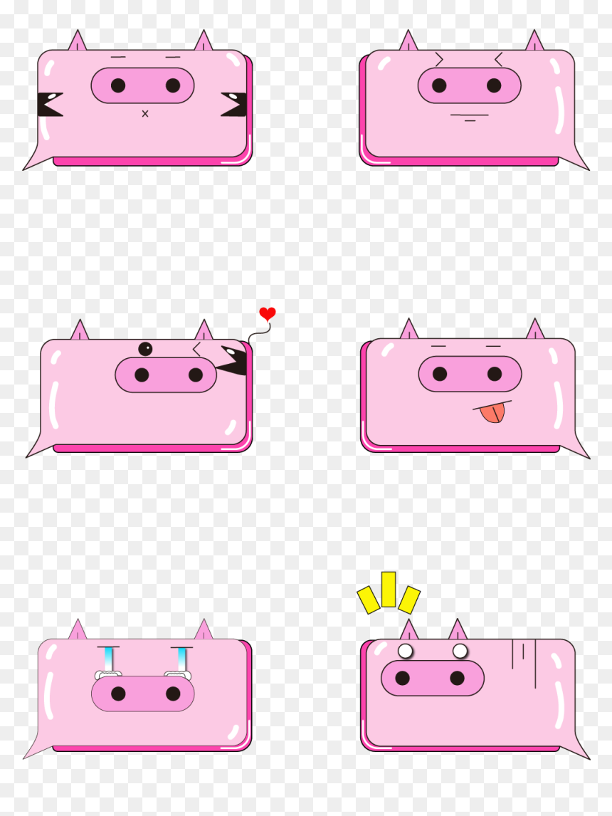 Pig Cartoon Bubble Box Dialog Png And Vector Image - Vector Graphics, Transparent Png - voice bubble png