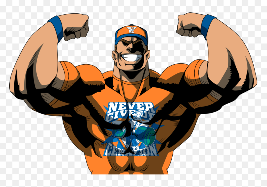 John Cena All Might, HD Png Download - john cena head png