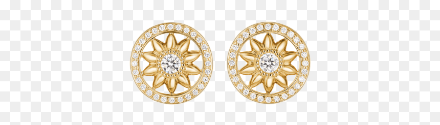 Winston Gates By Harry Winston, Yellow Gold Diamond - حلق ذهب ناعم للبنات, HD Png Download - diamond sparkle png