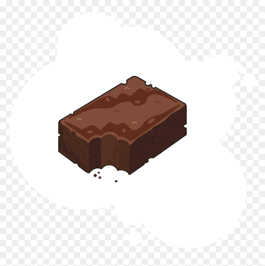 Brownie Clipart Plain - Charing Cross Tube Station, HD Png Download - chocolate cake png