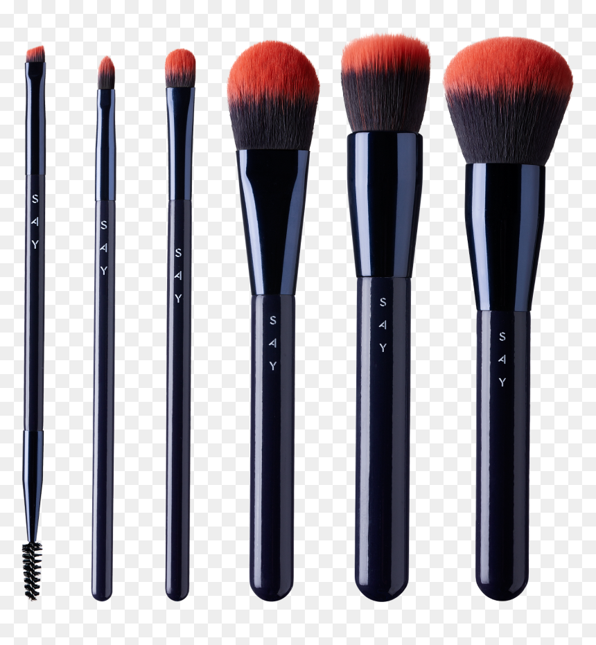 - 6 Basic Makeup Brushes , Png Download - Makeup Brushes, Transparent Png - makeup brushes png