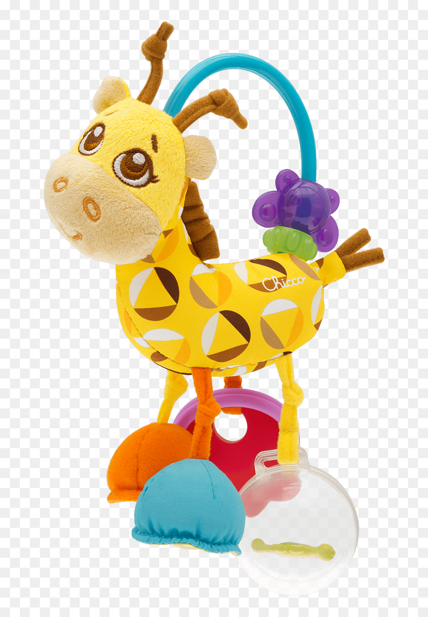 Giraffe First Activities Rattle - Chicco Mrs Giraffe Rattle, HD Png Download - baby rattle png